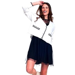 New Q2 Cardigan Crop Sweater